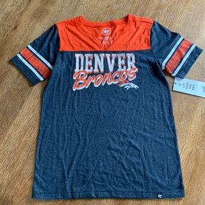 Denver Broncos Tri Blend Tee - NWT - Small